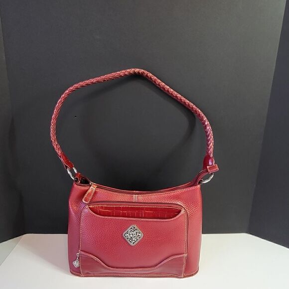 Coldwater Creek Red Purse With Attached Wallet - Picture 1 of 11
